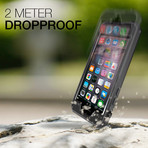 Armor-X // IP68 Ultimate Waterproof Case + Carabiner // Black (iPhone 5/5S/SE)