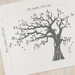 Scarlet Oak Tree (Black)