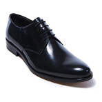 Polished Plain Toe Derby // Black (Euro: 45)