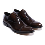 Polished Cap-Toe Oxford // Brandy (Euro: 42)