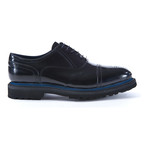 Platform Cap-Toe Oxford // Black (Euro: 41)