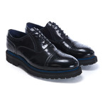 Platform Cap-Toe Oxford // Black (Euro: 45)