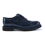 Del Re Shoes // Toe Cap Oxford // Navy (Euro: 42)