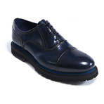 Del Re Shoes // Toe Cap Oxford // Navy (Euro: 45)