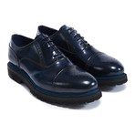 Del Re Shoes // Toe Cap Oxford // Navy (Euro: 44)