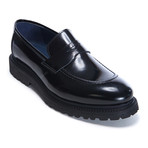 Platform Penny Loafer // Black (Euro: 40)