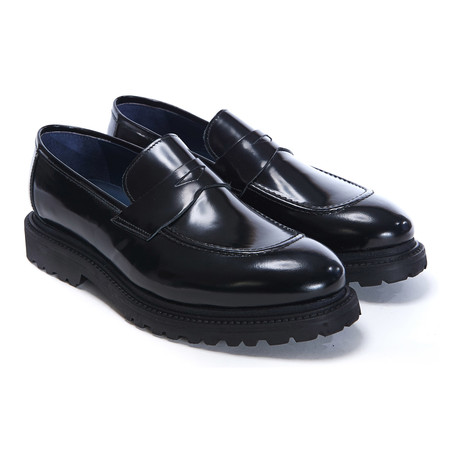 Platform Penny Loafer // Black (Euro: 41)