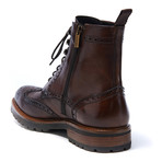 Wing Cap Derby Ankle Boot // Brown (Euro: 41)