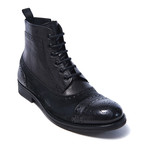 Toe Cap Derby Ankle Boot // Black (Euro: 44)