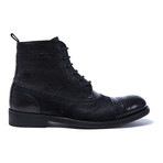 Toe Cap Derby Ankle Boot // Black (Euro: 45)