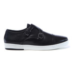 Del Re Shoes // Monk Strap Sneaker // Black (Euro: 40)