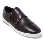 Monk Strap Sneaker // Dark Brown (Euro: 40)