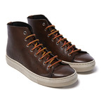 High-Top Sneaker // Brown (Euro: 42)