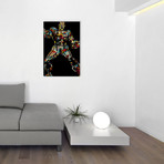 Marvel Comics // Iron Man // Reverse Comic Panel Figure (60"W x 40"H x 01.5"D)