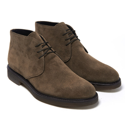 Suede Chelsea Boot // Taupe (Euro: 41)