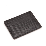 Blake Card Wallet (Black Lizard)