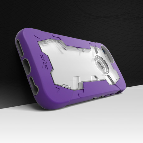 Zizo® Proton // Purple + Clear (iPhone 7)