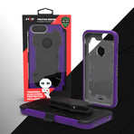 Zizo® Proton // Purple + Clear (iPhone 7)