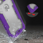 Zizo® Proton // Purple + Clear (iPhone 7)
