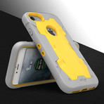 Zizo® Proton // Gray + Yellow (iPhone 7)