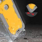 Zizo® Proton // Gray + Yellow (iPhone 7)