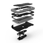 Zizo® Proton // Gray + Black (iPhone 7)