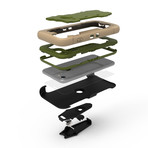 Zizo® Proton // Desert Tan + Camo Green (iPhone 7)