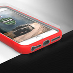Zizo® Proton // Crimson Red + Clear (iPhone 7)