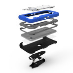 Zizo® Proton // Blue + Clear (iPhone 7)