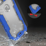 Zizo® Proton // Blue + Clear (iPhone 7)