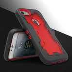 Zizo® Proton // Black + Red (iPhone 7)