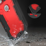 Zizo® Proton // Black + Red (iPhone 7)