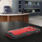 Zizo® Proton // Black + Red (iPhone 7)