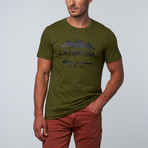Not Local // La Montaña Tee // Olive Green (L)
