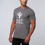 Not Local // Oasis Azul Tee // Heather Grey (M)