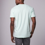 Ultra Soft Sueded V-Neck // Mint (M)