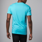 Ultra Soft Sueded V-Neck // Turquoise (L)