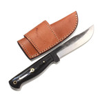 Long Clip Point Foil Blade (Buffalo Horn Handle)