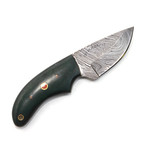 Taj Knife // Ocean Green Micarta