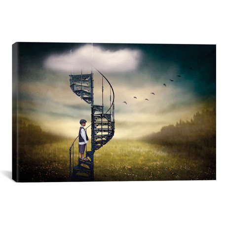Stairway To Heaven // Ben Goossens (18"W x 26"H x 0.75"D)