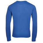 Versace Collection // V-Neck Sweater // Blue (L)