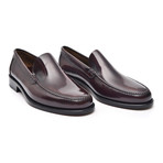 Leather Sole Slip-On Loafer // Antic Bordeaux (Euro: 45)