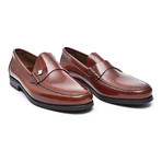 Rubber Sole Ornament Loafer // Antic Chestnut (Euro: 42)