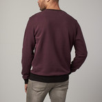 Premium Cotton Sweatshirt  // Burgundy (S)