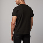 Crewneck Modal Blend Garment Dyed Tee // Black (S)