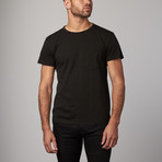 Crewneck Modal Blend Garment Dyed Tee // Black (S)