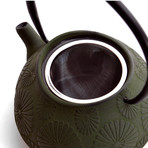 Studio Cast Iron Teapot // Dark Green