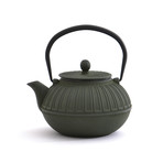 Cast Iron Teapot // 0.9 Qt // Dark Green