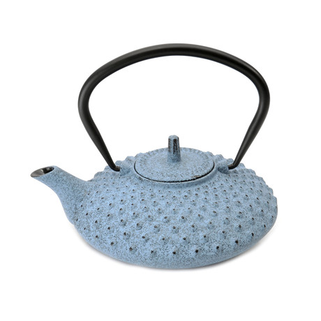 Cast Iron Teapot // Blue