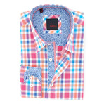 Eight-X // Plaid Button-Up // Red (XL)